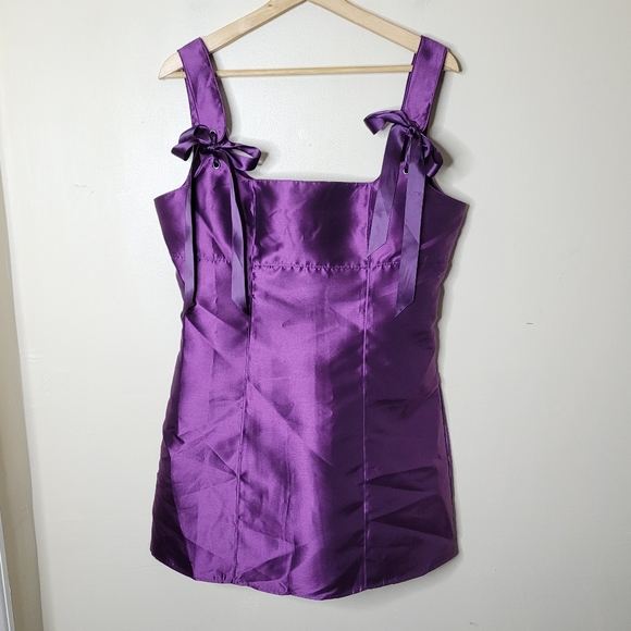 Current Mood Pixie Stardust Mini Dress In Purple Dolls Kill NWT L Whimsigoth - Picture 3 of 8